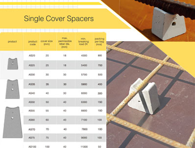 Fiber Concrete Spacers